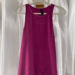 Hot pink workout tank top